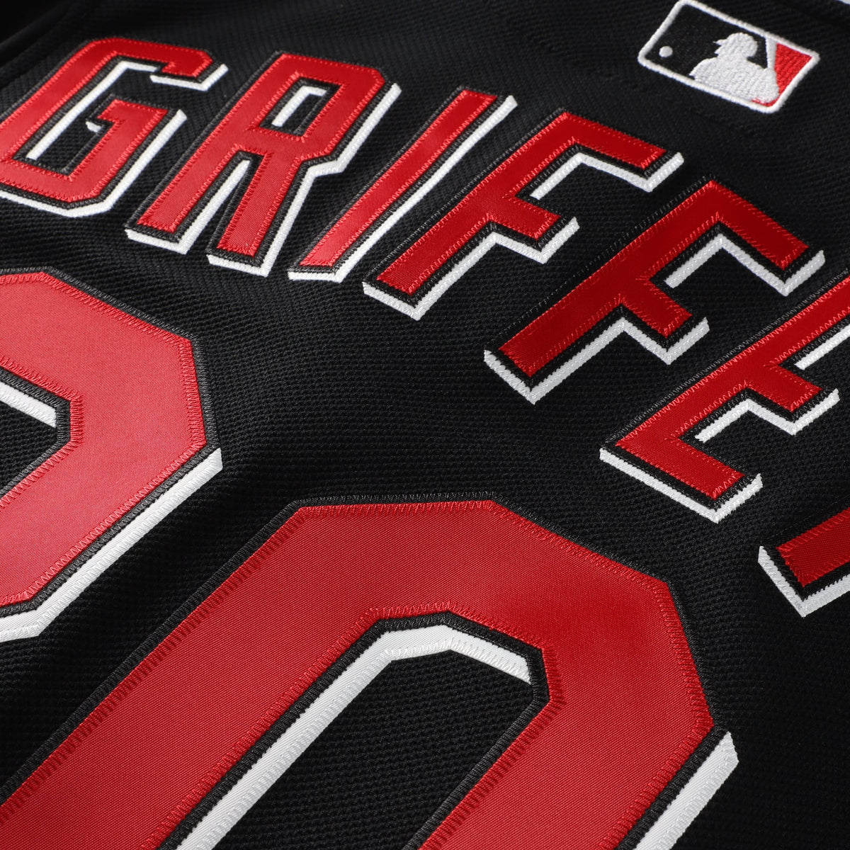 Men's Cincinnati Reds Ken Griffey Jr. Mitchell & Ness Black Cooperstown Collection Authentic Mesh Batting Practice Jersey