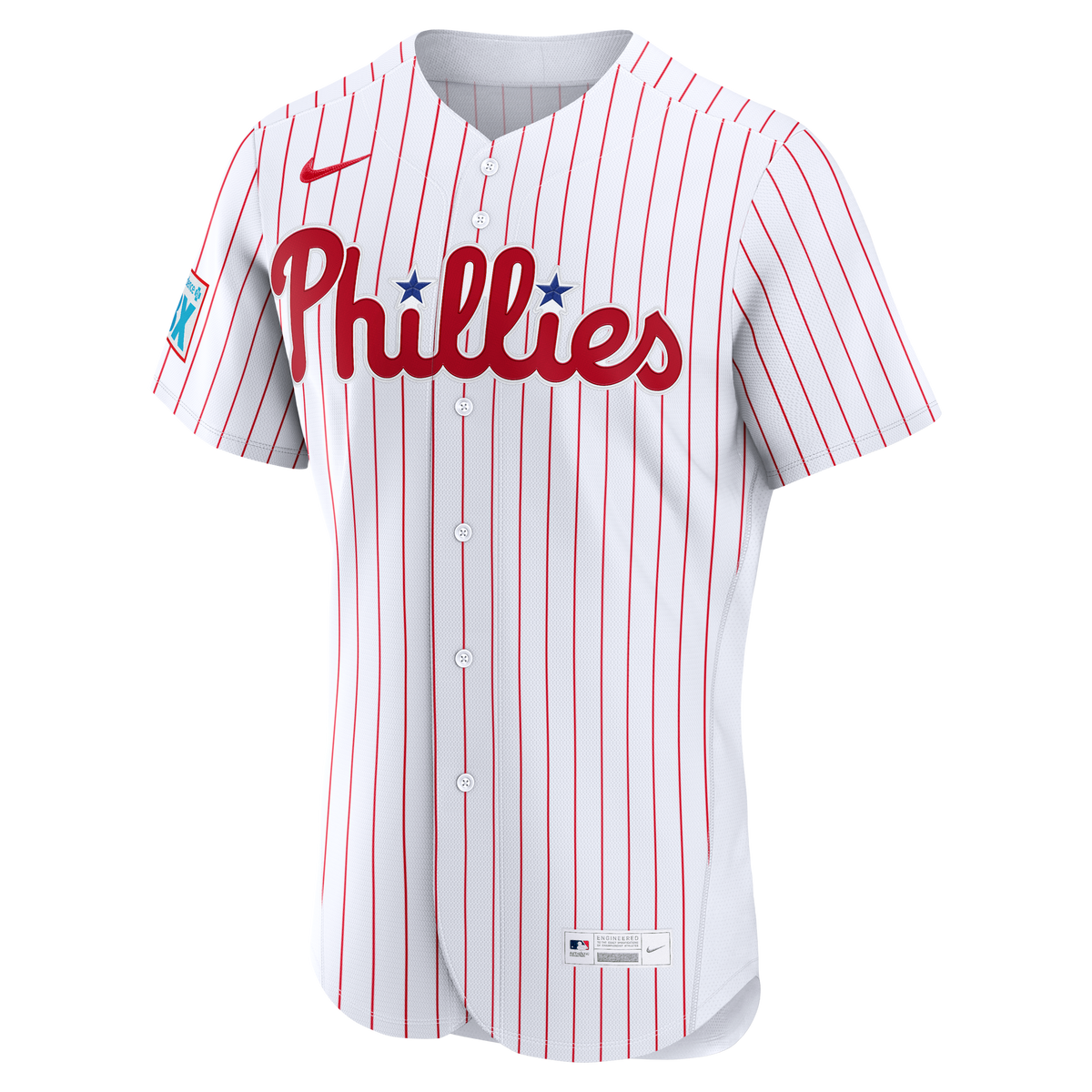 Men's Philadelphia Phillies Bryce Harper Nike Cream Alternate Authentic Sponsor Patch Jersey