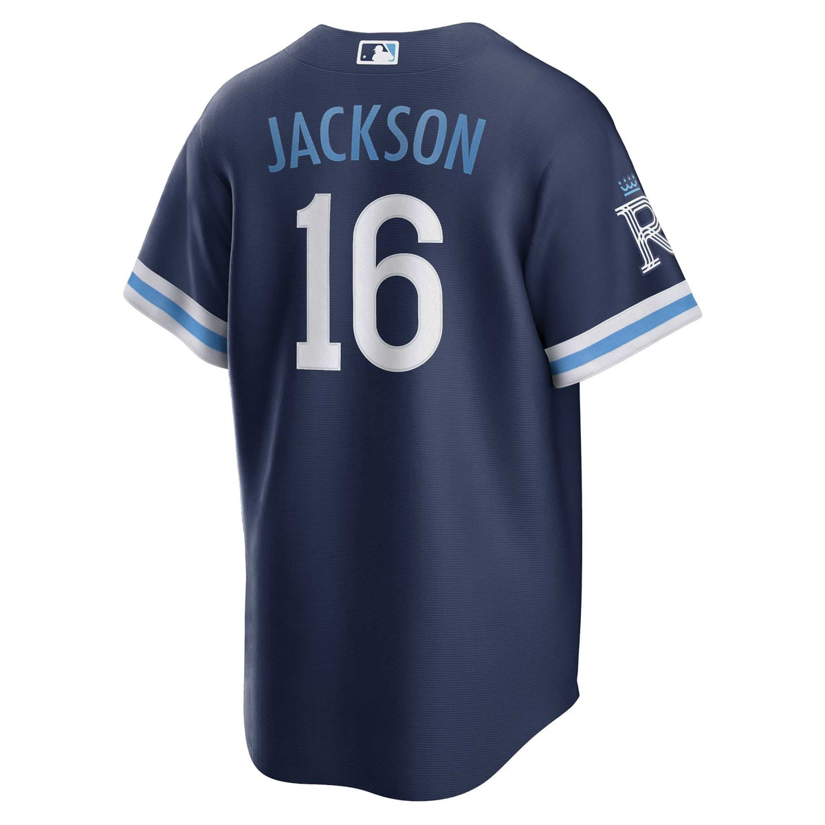 Men's Kansas City Royals Bo Jackson Nike Navy City Connect Replica Player Jersey