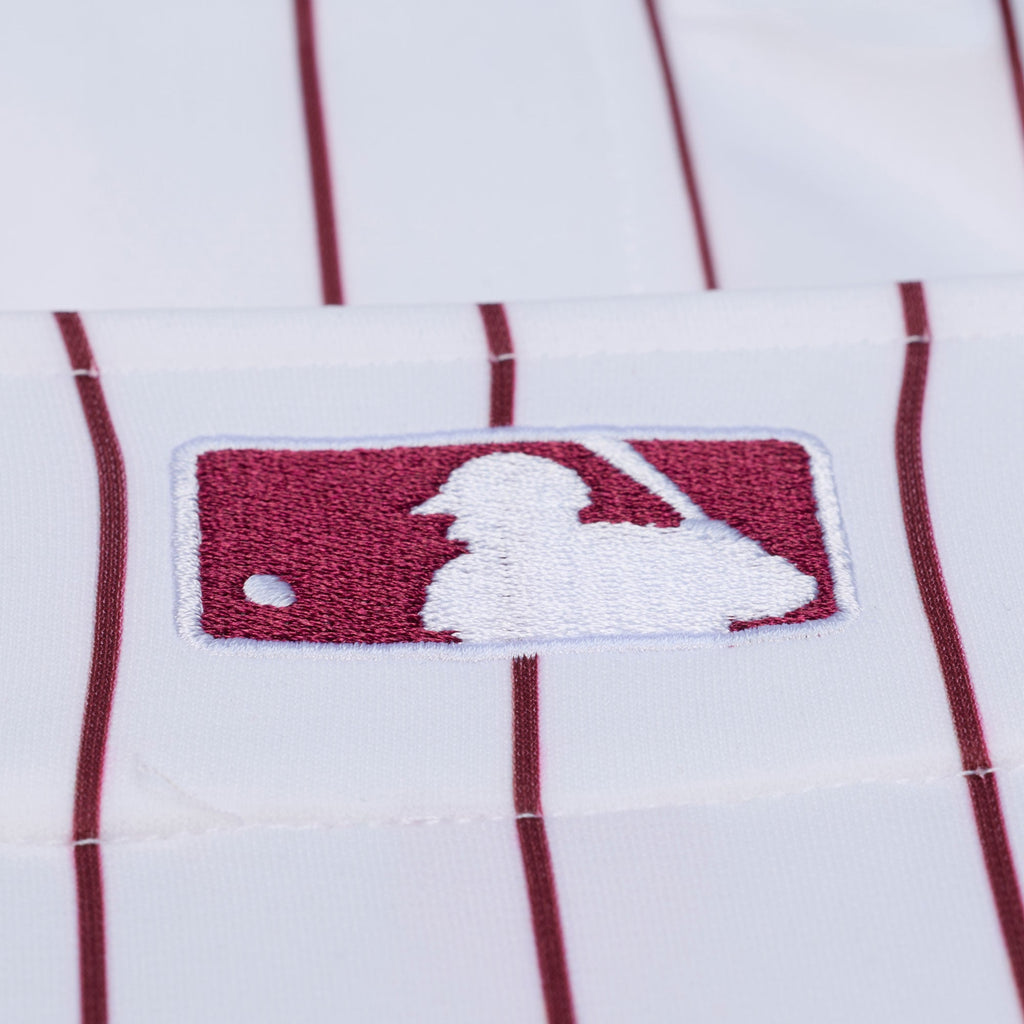 Men's Philadelphia Phillies Chase Utley Mitchell & Ness White 2003 Cooperstown Collection Authentic Jersey