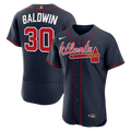 Men's Atlanta Braves Drake Baldwin Nike Navy Alternate MLB Awards Authentic Jersey