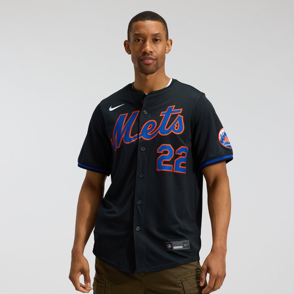 Men's New York Mets Juan Soto Nike Gray Road Limited Player Jersey