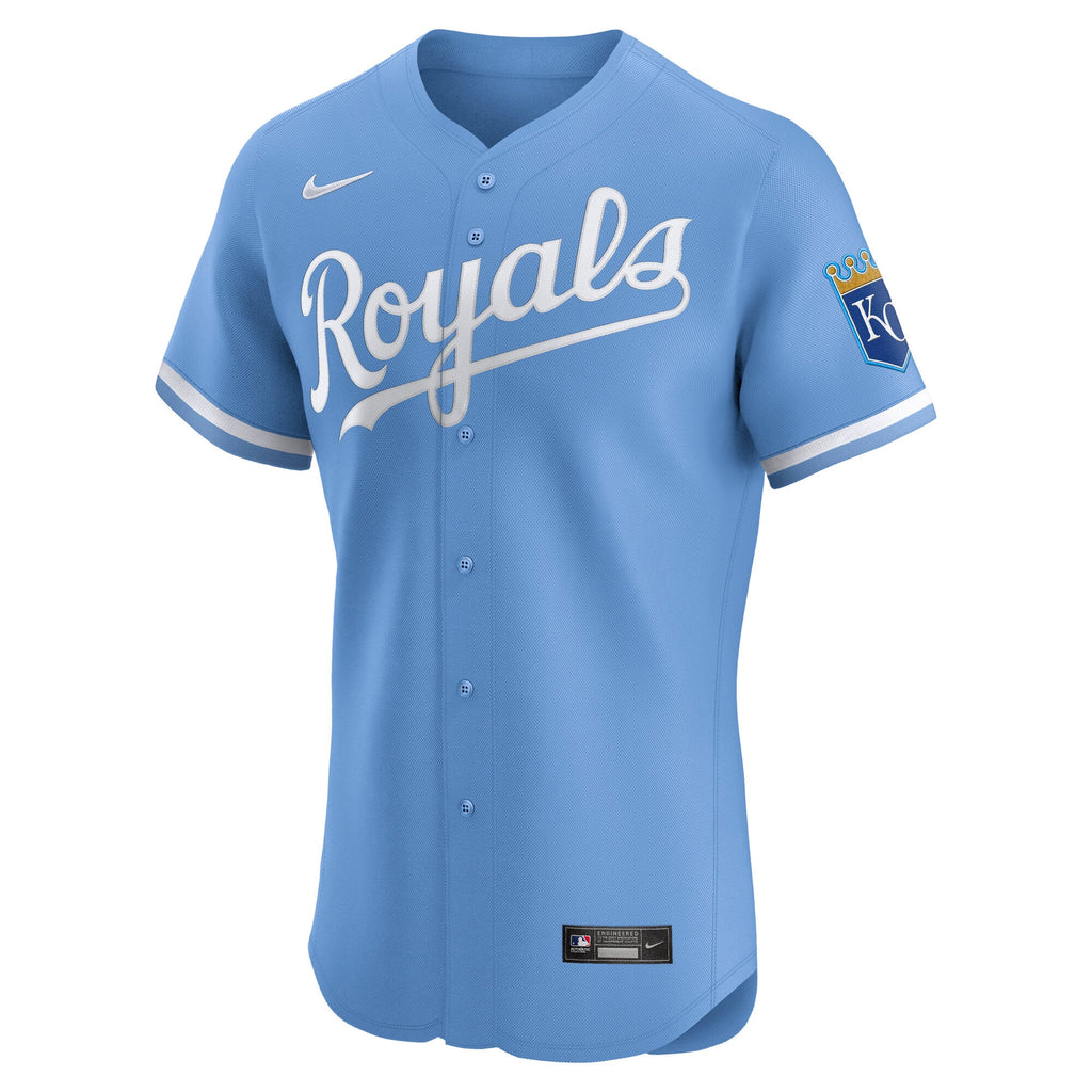Men's Kansas City Royals Nike White Home Elite Jersey