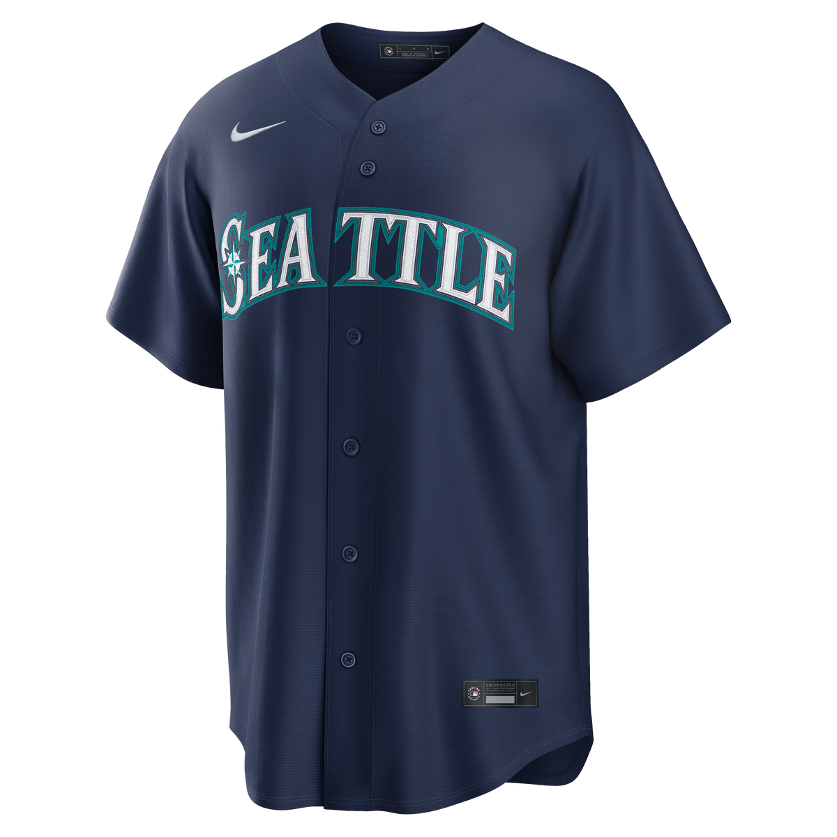 Men's Seattle Mariners Cal Raleigh Nike Teal Alternate Replica Jersey