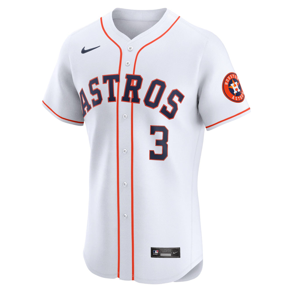 Men's Houston Astros Jeremy Peña Nike White Home Elite Player Jersey
