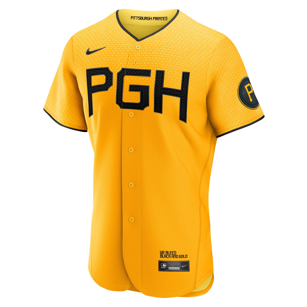 Men's Pittsburgh Pirates Roberto Clemente Nike Gold City Connect Authentic Player Jersey