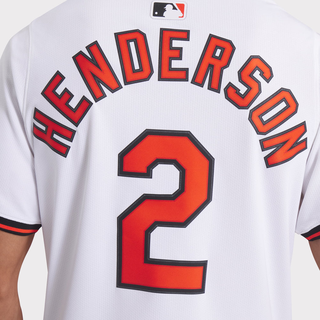 Men's Baltimore Orioles Gunnar Henderson Nike Black Alternate Limited Player Jersey