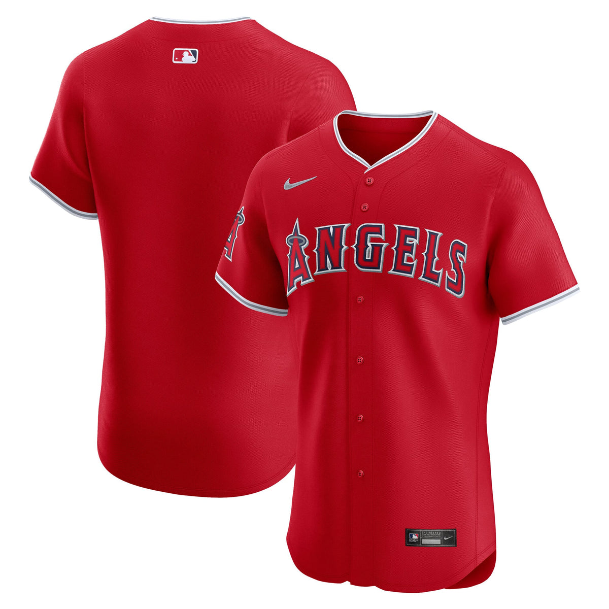 Men's Los Angeles Angels Nike White Home Elite Jersey