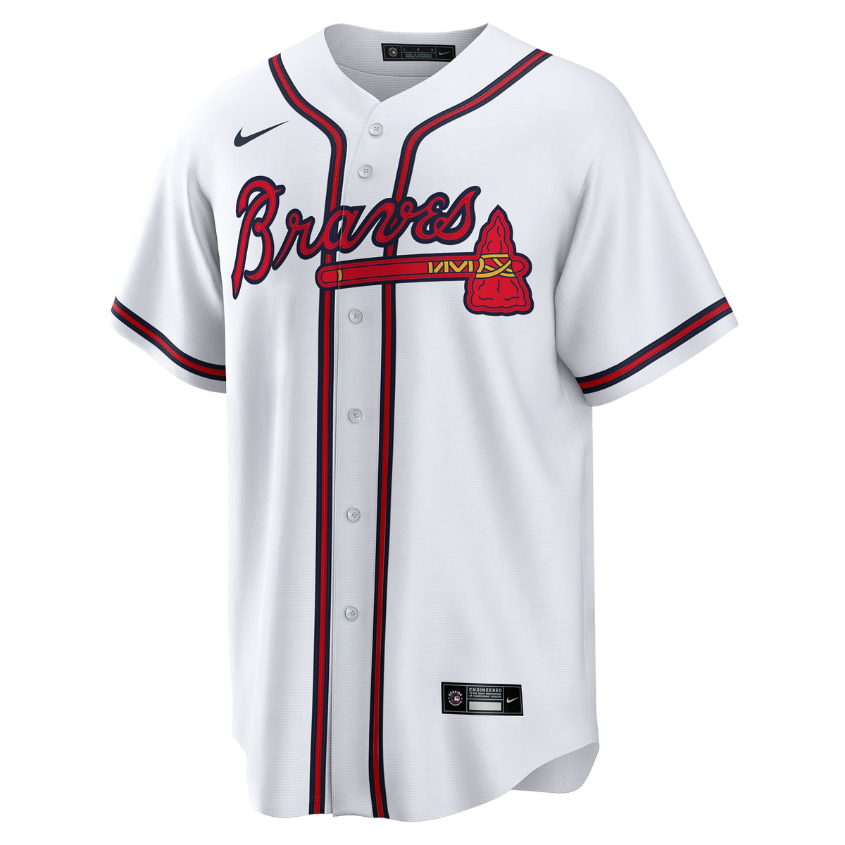 Men's Atlanta Braves Joe Jiménez Nike White Home  Replica Player Jersey