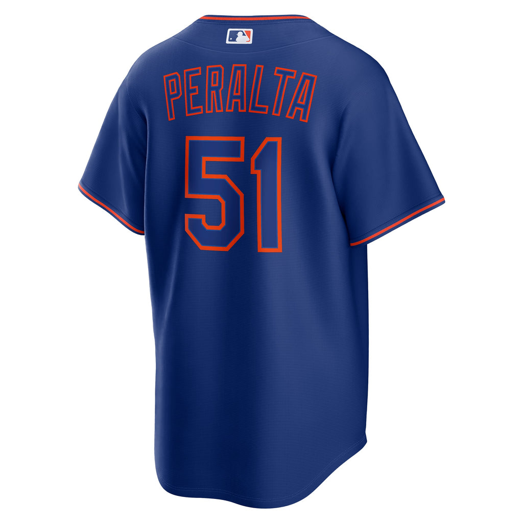 Men's New York Mets Freddy Peralta Nike Royal Alternate Replica Jersey