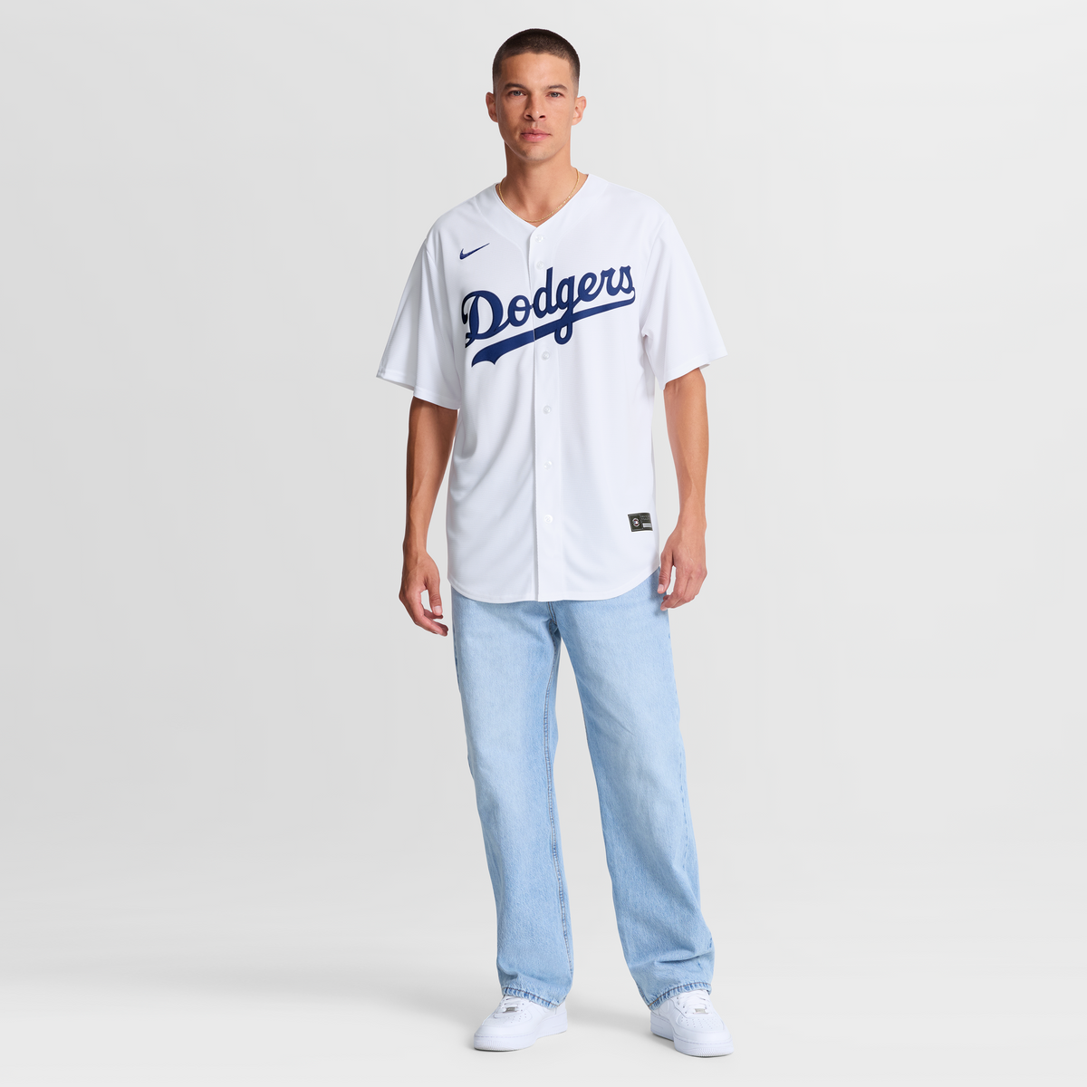 Men's Los Angeles Dodgers Kyle Tucker Nike White Home Replica Jersey