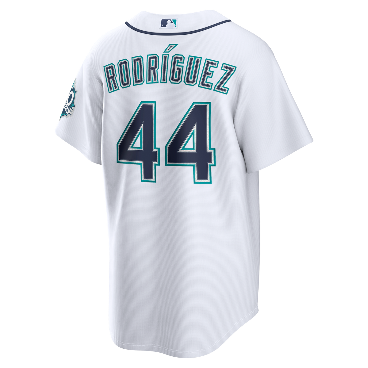 Men's Seattle Mariners Julio Rodríguez Nike Teal Alternate Stadium 50th Season Patch Jersey
