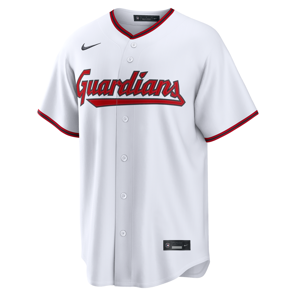 Men's Cleveland Guardians Foster Griffin Nike White Home Replica Jersey