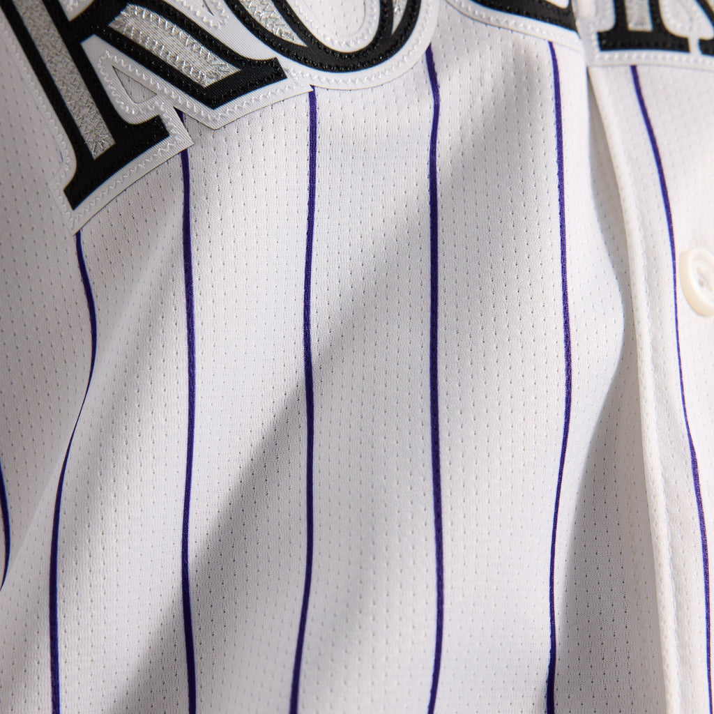 Men's Colorado Rockies Nike White Home Limited Jersey