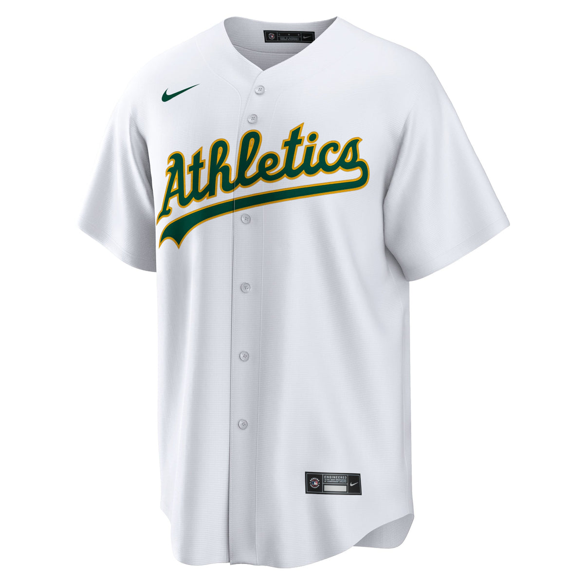 Men's Athletics Nike White Home Blank Replica Jersey