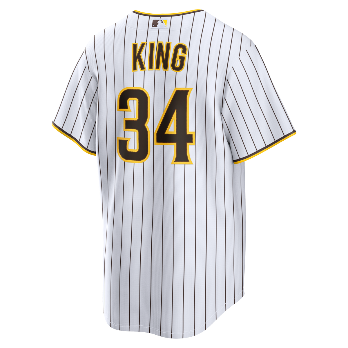 Men's San Diego Padres Michael King Nike White Home Replica Jersey
