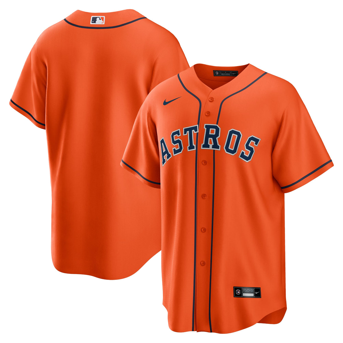 Men's Houston Astros Nike Navy Alternate Replica Team Jersey