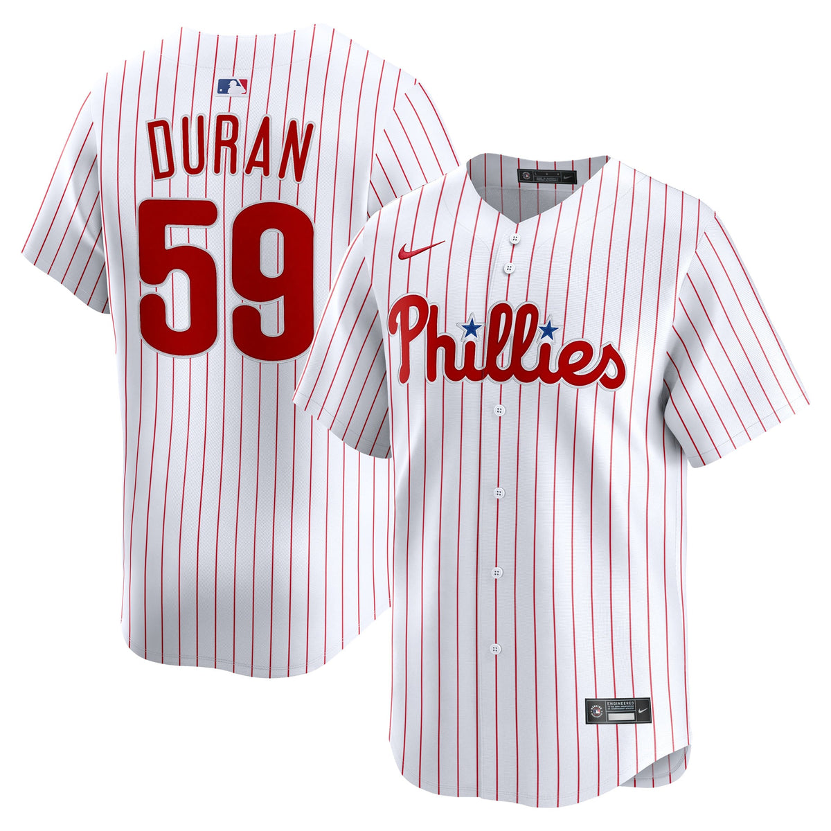 Men's Philadelphia Phillies Jhoan Duran Nike Light Blue Alternate Limited Player Jersey