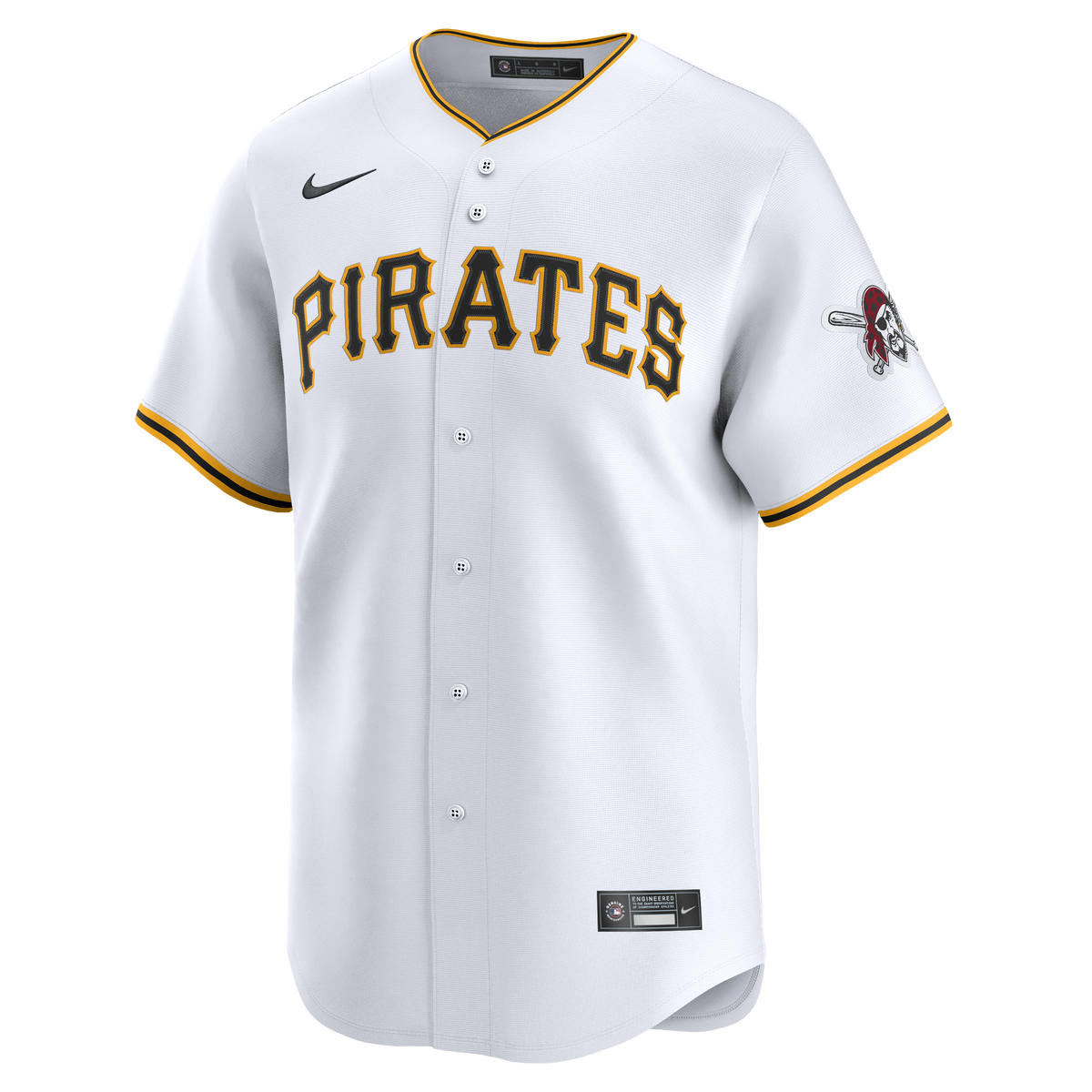 Men's Pittsburgh Pirates Nike White Home Limited Jersey