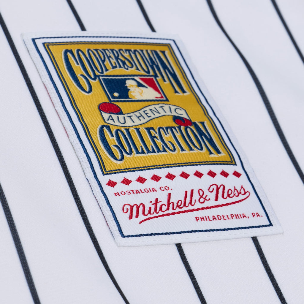 Men's Florida Marlins Miguel Cabrera Mitchell & Ness White 2003 Cooperstown Collection Authentic Jersey