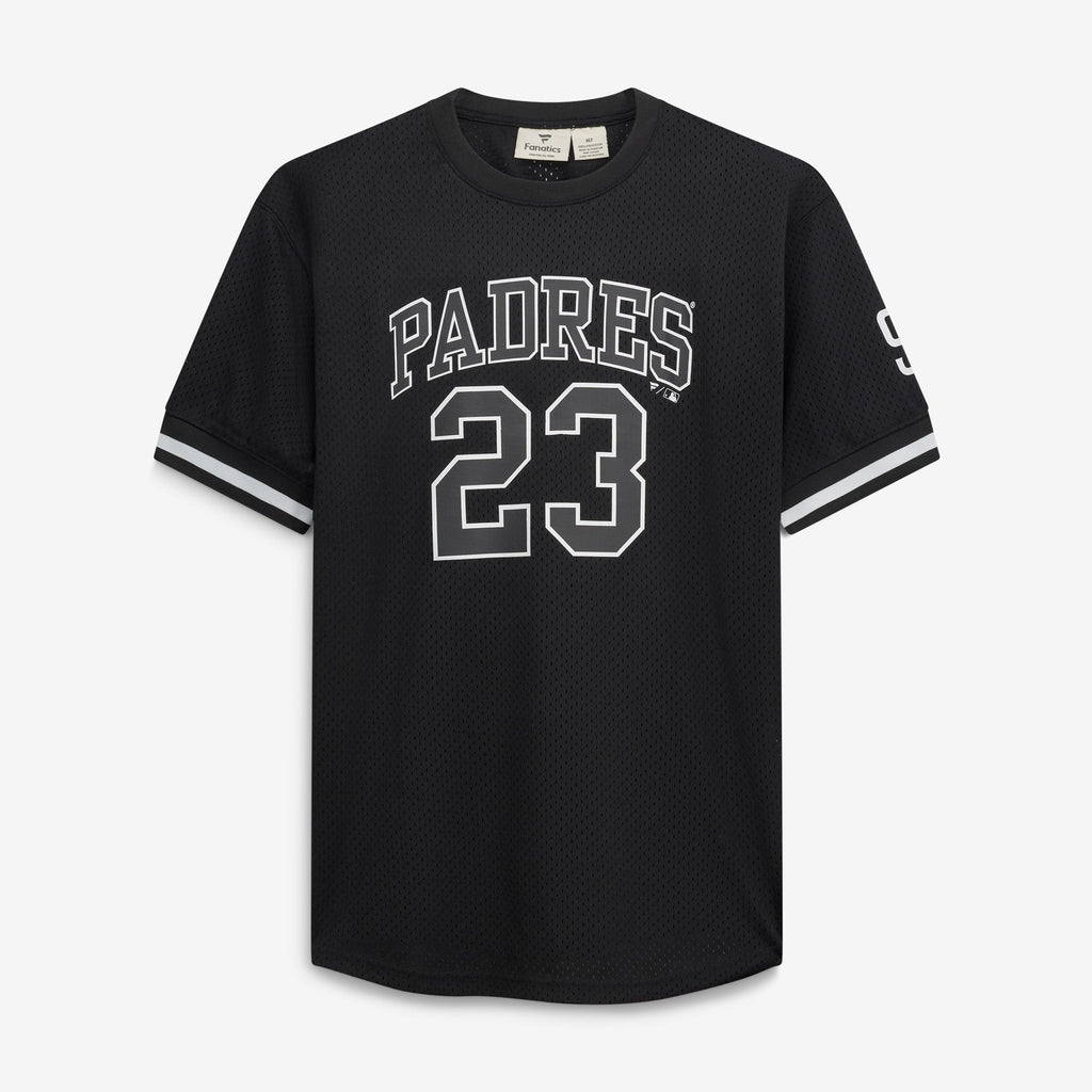Men's San Diego Padres Fernando Tatis Jr. Fanatics Black/White Big & Tall Heavyweight Mesh Jersey