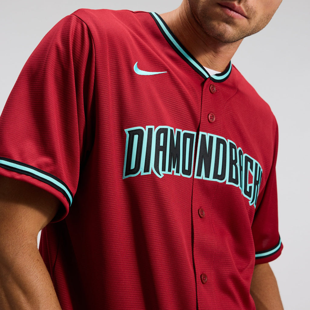 Men's Arizona Diamondbacks Corbin Carroll Nike Crimson Alternate 2 Replica Jersey