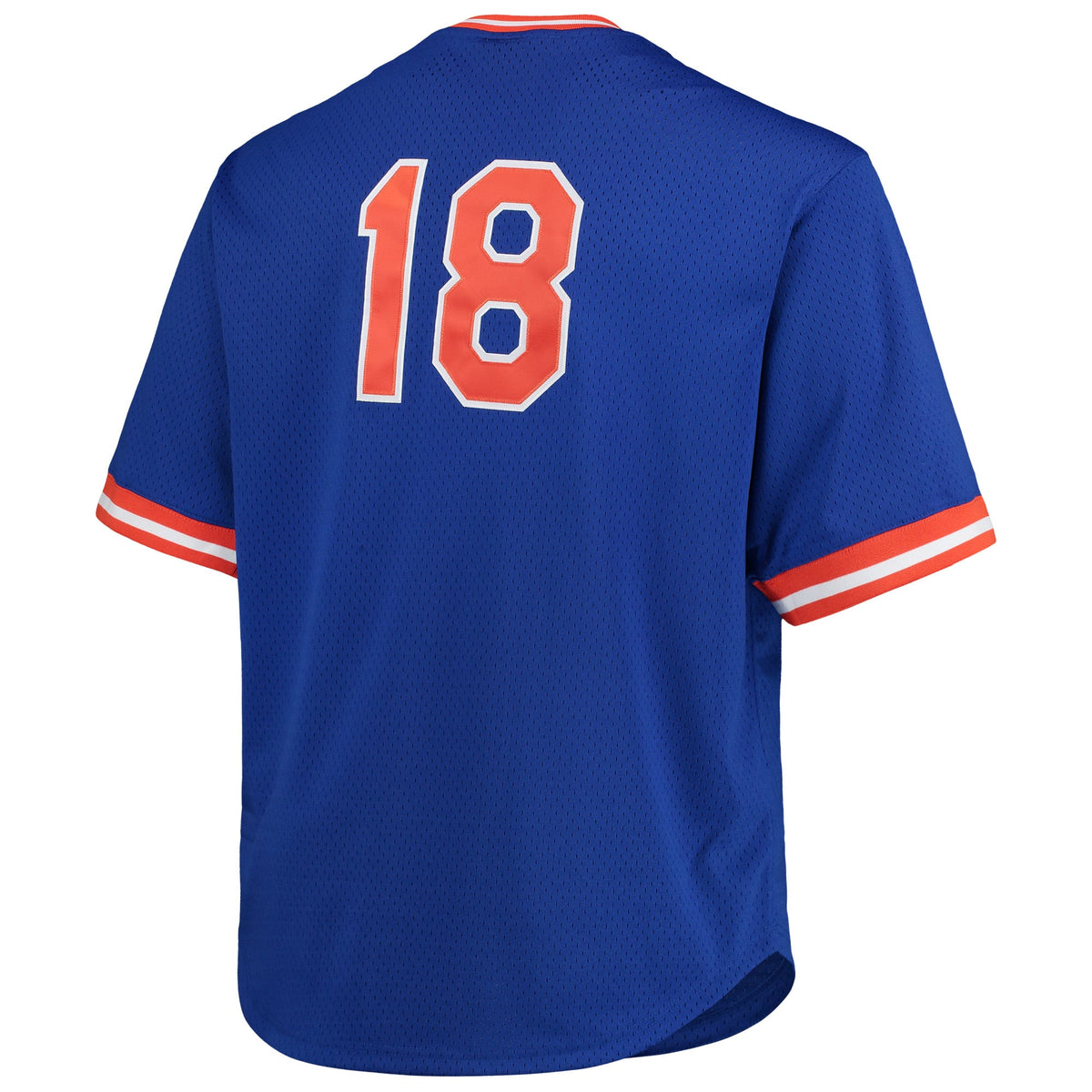Men's New York Mets Darryl Strawberry Mitchell & Ness Royal Big & Tall Cooperstown Collection Mesh Batting Practice Jersey