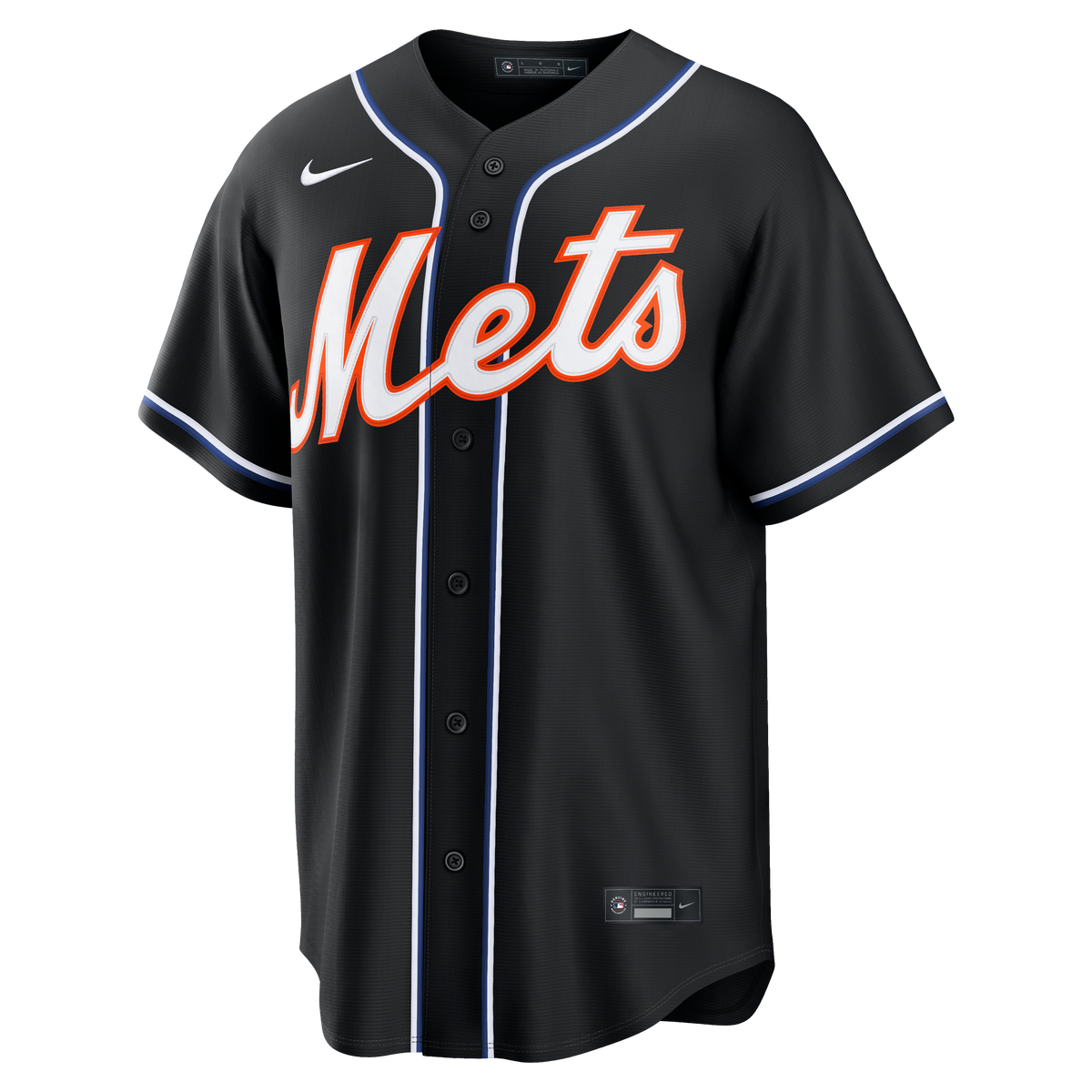 Men's New York Mets Juan Soto Nike Fashion Replica Black Out Jersey