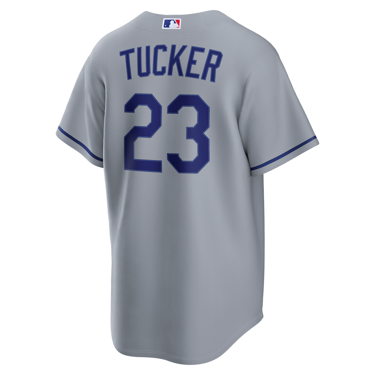 Men's Los Angeles Dodgers Kyle Tucker Nike Gray Road Replica Jersey