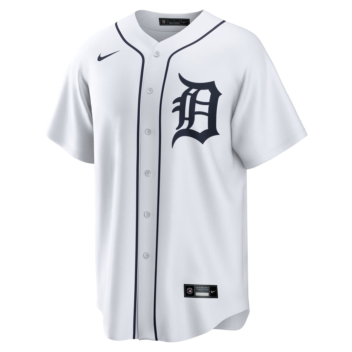 Men's Detroit Tigers Kerry Carpenter Nike White Home Replica Jersey