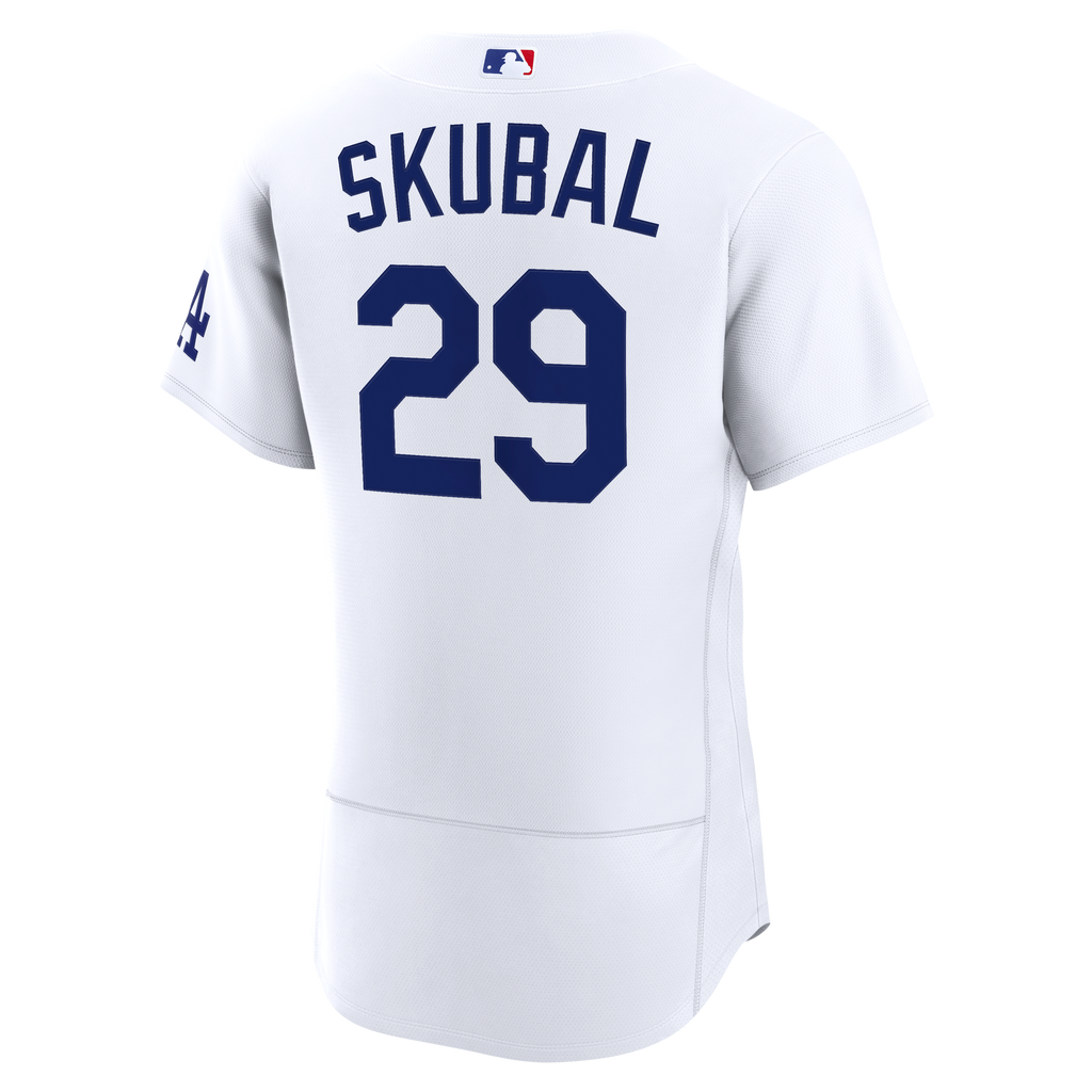 Men's Los Angeles Dodgers Tarik Skubal Nike White Home Authentic Jersey