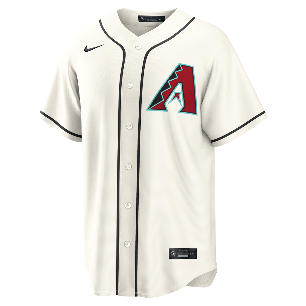 Men's Arizona Diamondbacks Corbin Carroll Nike Cream Home Replica Jersey