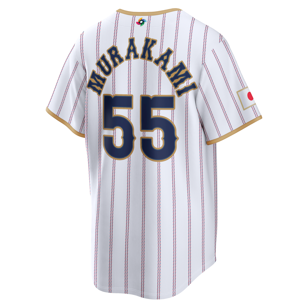Men's Japan Baseball Munetaka Murakami Nike White 2026 World Baseball Classic Home Stadium Jersey