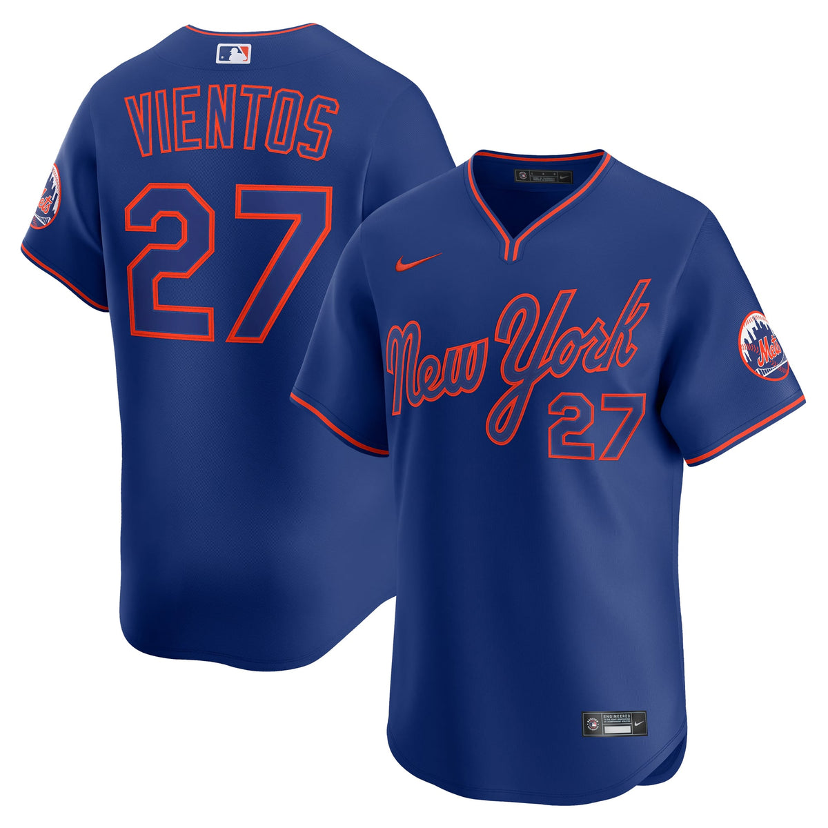 Men's New York Mets Mark Vientos Nike Gray All-Star Limited Jersey
