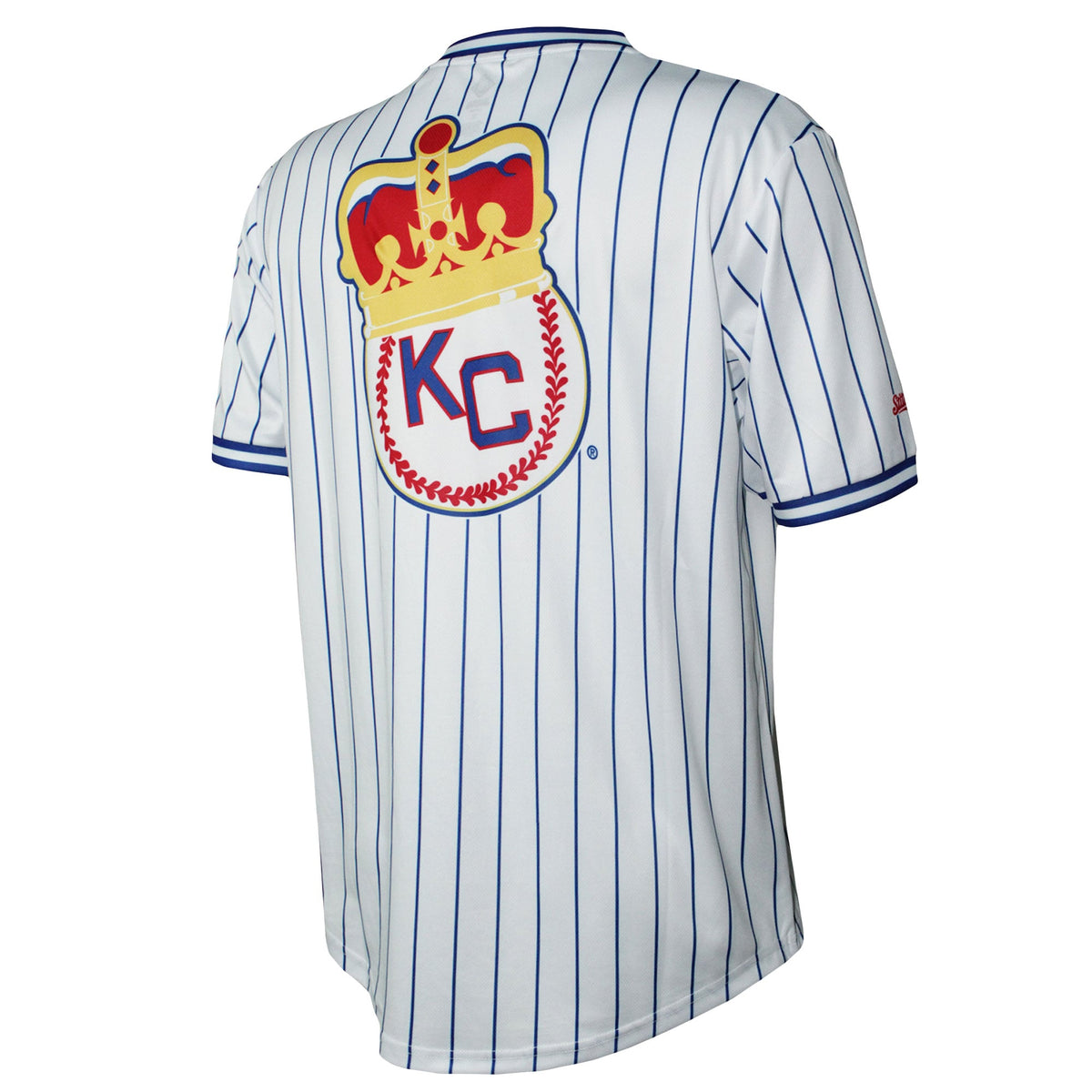 Men's Kansas City Monarchs Stitches White V-Neck Jersey