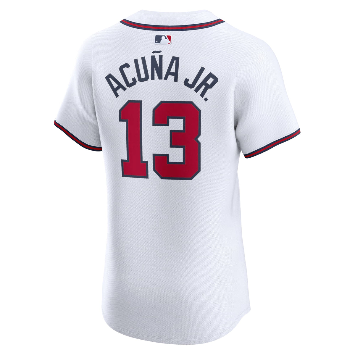 Men's Atlanta Braves Ronald Acuña Jr. Nike White Home Elite Jersey