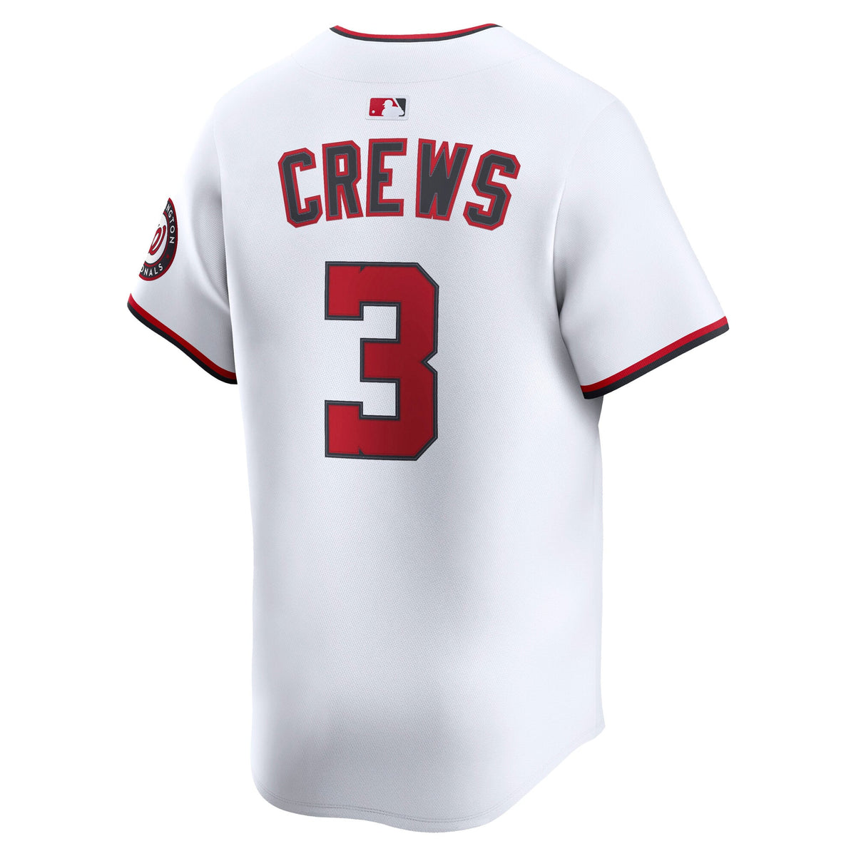 Men's Washington Nationals Dylan Crews Nike Navy Alternate Limited Jersey