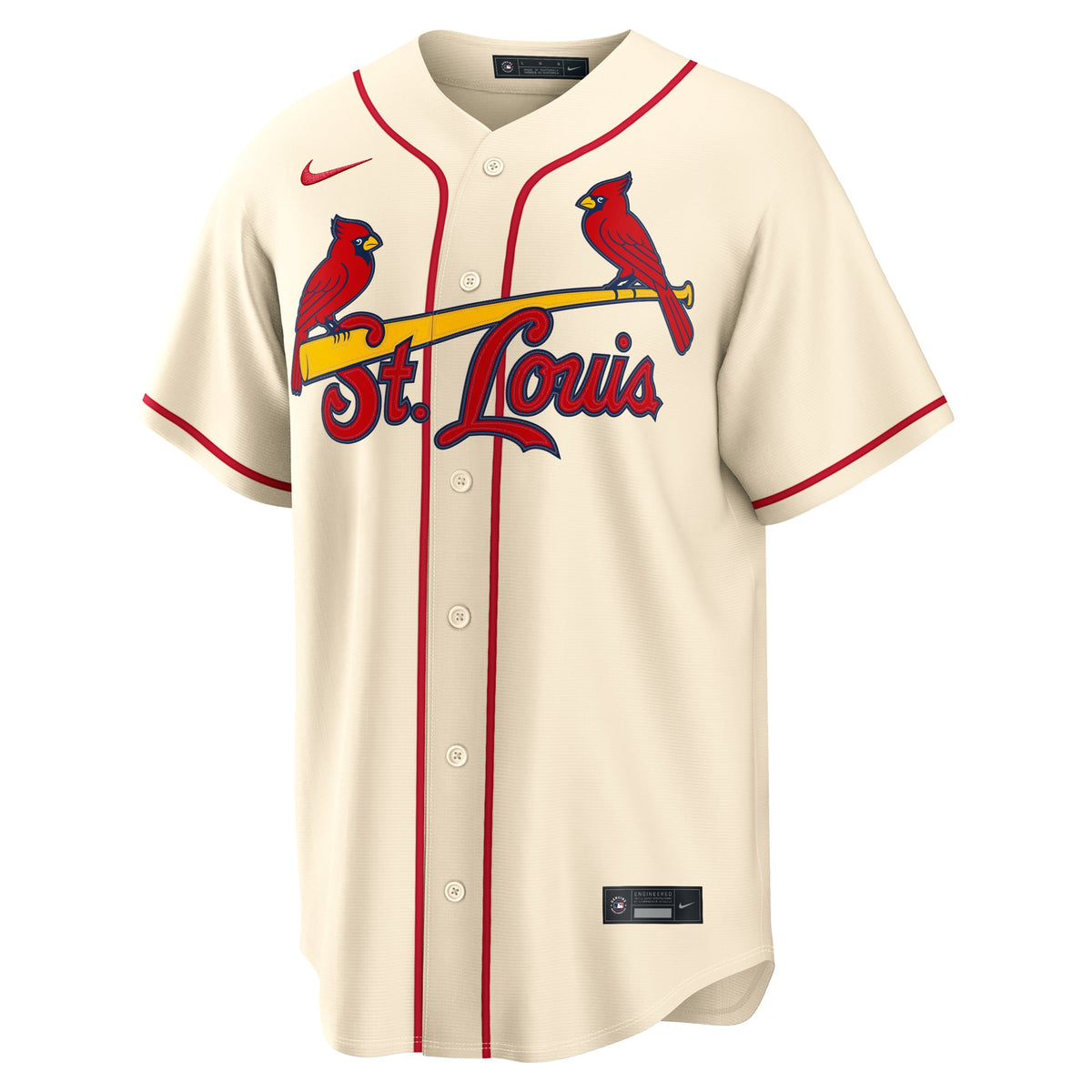 Men's St. Louis Cardinals Masyn Winn Nike Cream Alternate Replica Jersey
