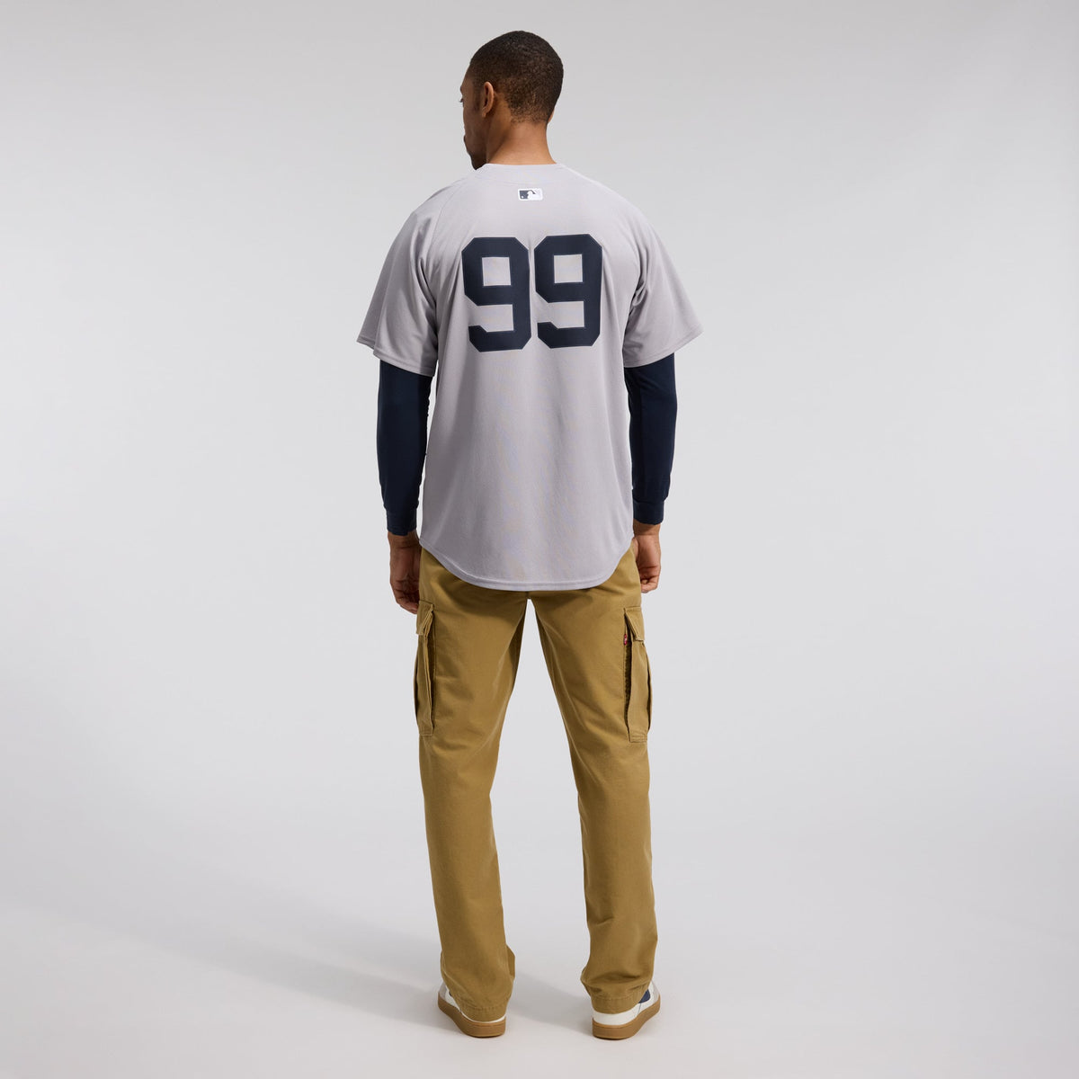 Men's New York Yankees Aaron Judge Nike Gray Road Limited Player Jersey