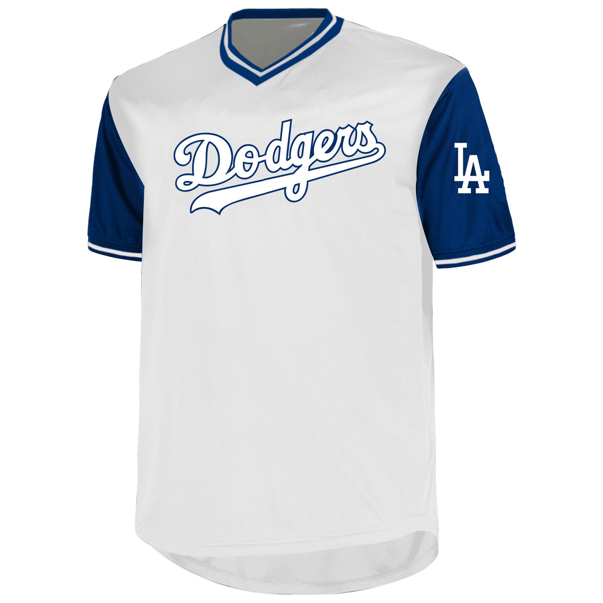 Men's Los Angeles Dodgers Mookie Betts Profile White Big & Tall Name & Number Jersey