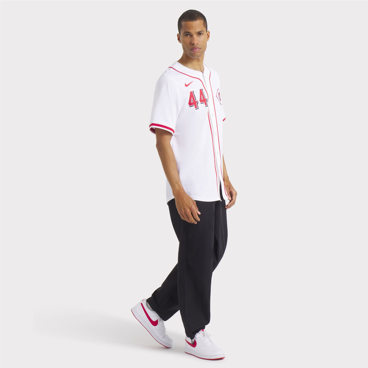 Men's Cincinnati Reds Elly De La Cruz Nike Gray Road Limited Player Jersey
