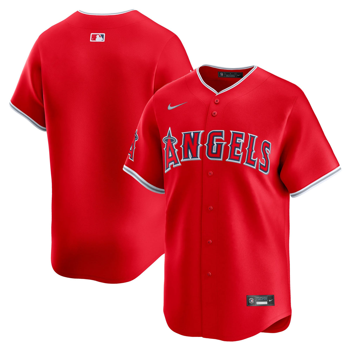 Men's Los Angeles Angels Nike White Home Limited Jersey