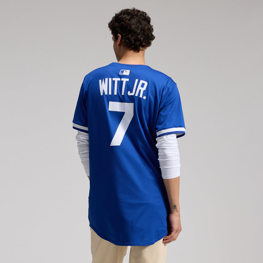 Men's Kansas City Royals Bobby Witt Jr. Nike White Home Elite Player Jersey