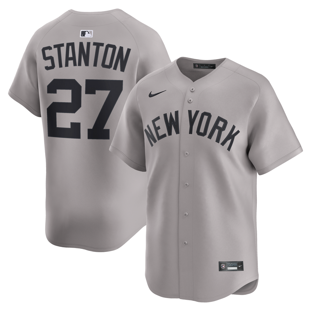 Men's New York Yankees Giancarlo Stanton Nike White Home Limited Player Jersey