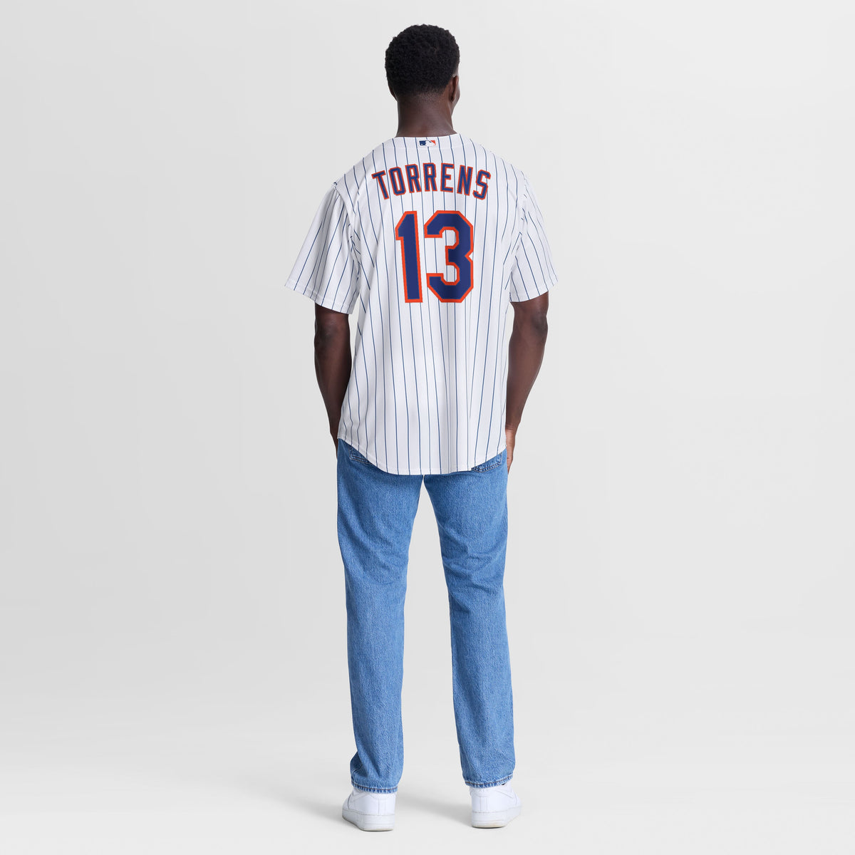 Men's New York Mets Luis Torrens Nike White Home Replica Jersey