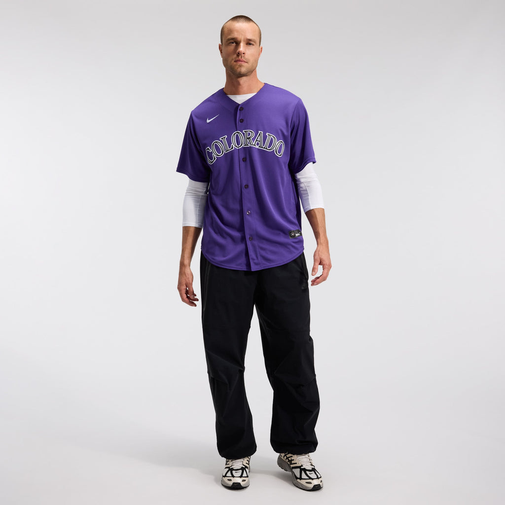 Men's Colorado Rockies Nike White Home Replica Team Jersey