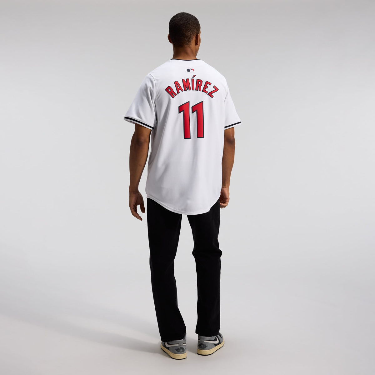 Men's Cleveland Guardians Jose Ramirez Nike White Home Limited Player Jersey