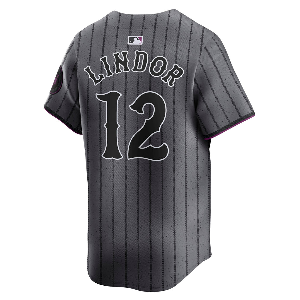 Men's New York Mets Francisco Lindor Nike Gray City Connect Limited Player Jersey