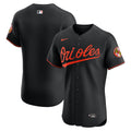 Men's Baltimore Orioles Nike Black Alternate  Elite Jersey
