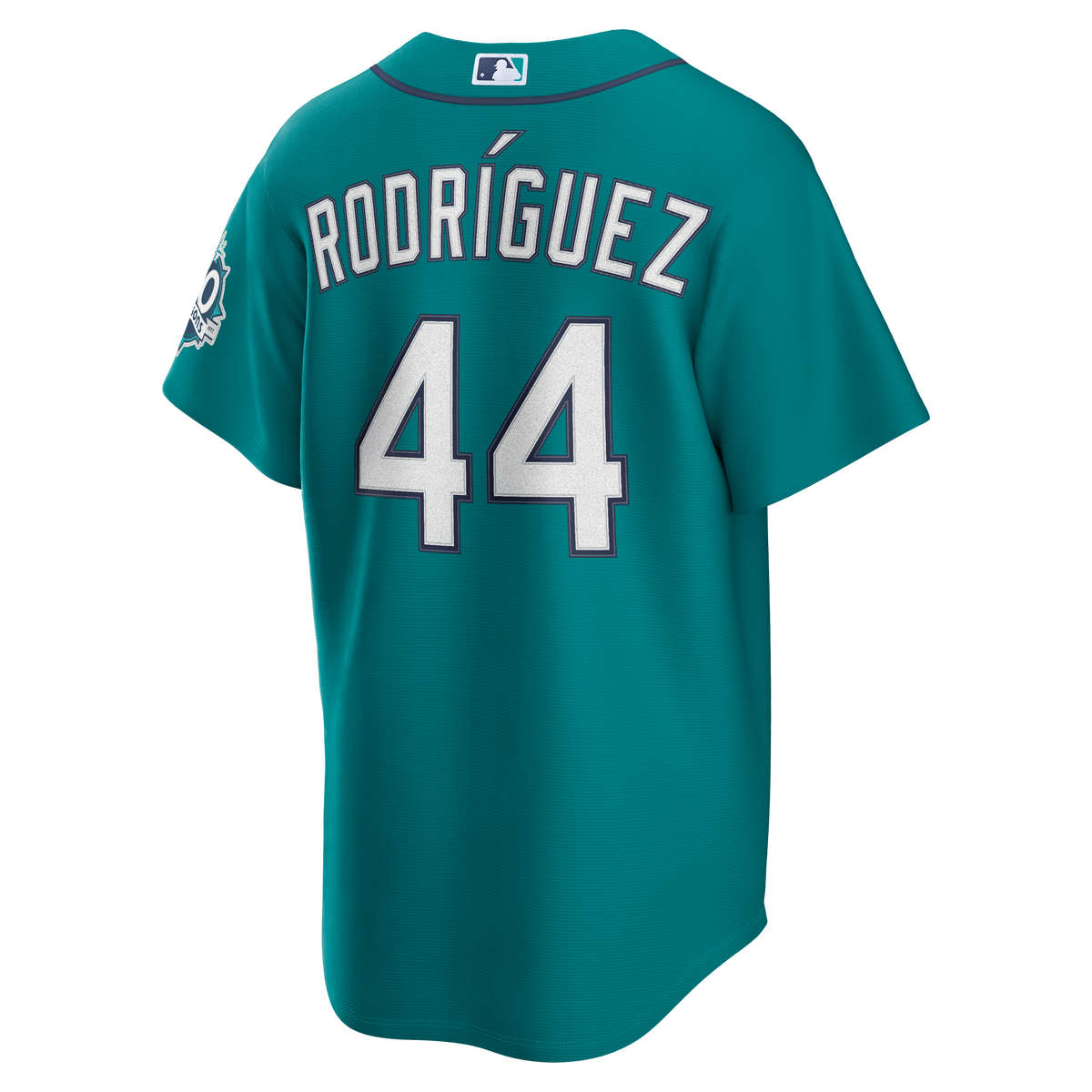 Men's Seattle Mariners Julio Rodríguez Nike Teal Alternate Stadium 50th Season Patch Jersey